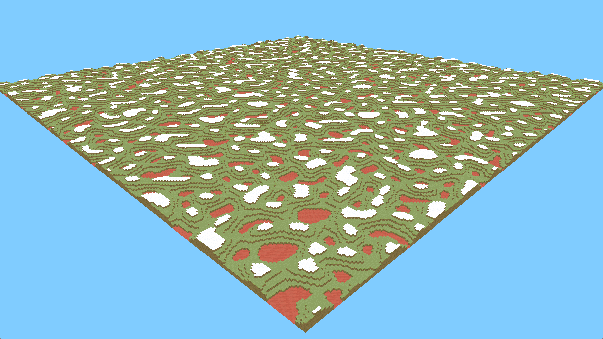 screenshot of a simple voxel scene